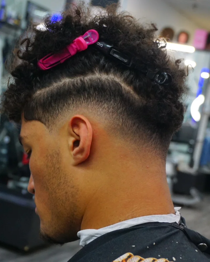 A cut from the chairs at The Hause of Fades in Fort Myers